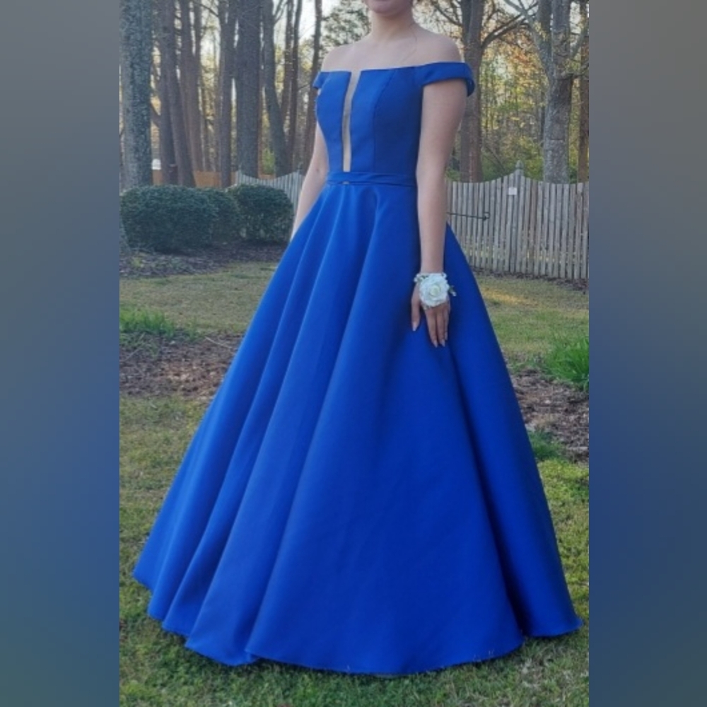 Jovani Royal Blue Dress